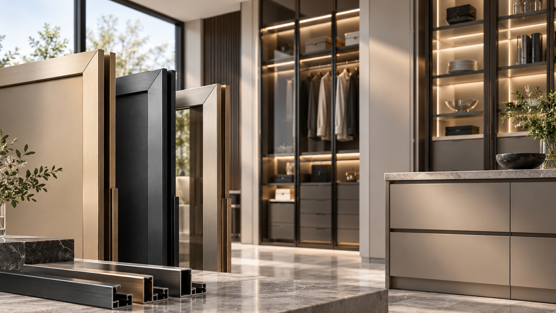ALUMINUM CABINET DOORS & FRAMES